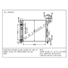 Radiador de automóvel para Benz W168 / A140`97-00 em (KJ-40045A)